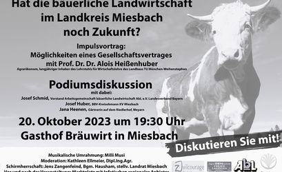 Hat die bäuerliche Landwirtschaft im Landkreis Miesbach noch Zukunft?